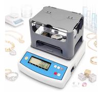 MObyat Medidor Electrónico De Densidad De Sólidos, Medidor Digital Electrónico De Pureza De Oro con Pantalla LCD, Peso Máximo 300 G, para Equipos De Laboratorio Industrial.