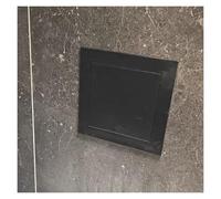 MObyat Panel De Acceso 5x5 6x6 8x8 10x10 12x12 14x14 Pulgadas para Tablaroca Y Techo con Puerta, Placa De Cubierta De Agujero En Pared De Alta Resistencia(Black,30x30cm/11.8x11.8inch)