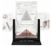 MObyat Tablero De Galton De Escritorio, Modelo De Demostración De Probabilidad con Curva De Campana, Que Proporciona Un Diseño De Representación Visual, Inspira Curiosidad Y L