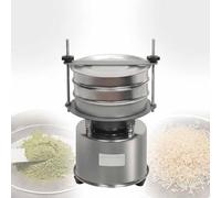 MObyat Tamizador Automático Comercial, Agitador Vibratorio Eléctrico Automático De 90 W con Bajo Nivel De Ruido, De Acero Inoxidable, para Harina, Arroz Y Polvo De Hierbas (Malla 2-8). 5mesh