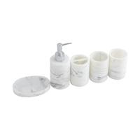 MOBYGKFY Artículos De Tocador For El Hogar, Almacenamiento De Baño, Resina, Cinco Juegos De Suministros De Hotel