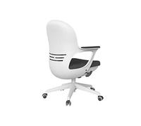 MOBYGKFY Asiento Mediados Volver Volver Gratuito Flex con los Brazos Ajustables y de usos múltiples y el Asiento deslizantes, Negro Silla Administradores(3-Pack)