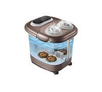 MOBYGKFY Bañera de pies baño de pies automático masaje eléctrico fumigación baño de pies de calefacción remojo de pies barril profundo