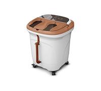 MOBYGKFY Bañera de pies baño de pies automático masaje eléctrico fumigación baño de pies de calefacción remojo de pies barril profundo