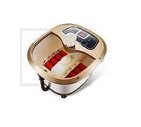 MOBYGKFY Bañera de pies calefacción automática hogar eléctrico baño de pies barril baño de pies masajeador de pies termostático barril profundo