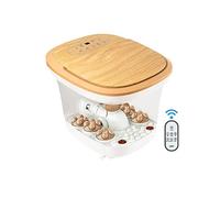 MOBYGKFY Bañera de pies lavabo doméstico automático lavabo de espuma de masaje eléctrico con el mismo artefacto de barril de baño de pies