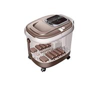 MOBYGKFY Bañera para pies calefacción automática hogar eléctrico baño de pies barril pediluvio masajeador de pies termostático barril profundo