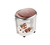 MOBYGKFY Baño de pies Baño de pies automático completo Masaje eléctrico Calefacción Temperatura constante del hogar