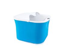 MOBYGKFY Baño de pies Baño de pies barril de plástico engrosamiento de aislamiento baño de pies encima de la temperatura del becerro de la Cuenca del baño con masaje Inicio Artifa