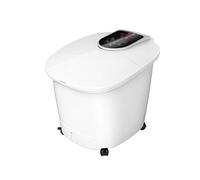 MOBYGKFY Baño de pies Baño de pies eléctrico automático de masaje Calefacción espuma pies barril pies Terapia Inicio termostato
