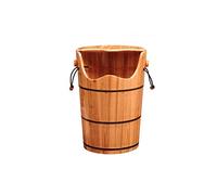 MOBYGKFY Baño de pies barril barril de pies sudor humeante fumigación barril baño de pies barril baño de pies de madera calefacción hogar sobre la rodilla alta