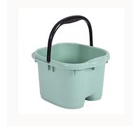 MOBYGKFY Baño de pies cubo de lavado de pies cuenca pie de plástico bañera de inmersión de baño productos de lavado de pies barril for el hogar remojar los pies(Grn)
