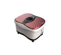 MOBYGKFY Baño de pies doble bañera de hidromasaje cubo de pies masaje automático termostato de calefacción eléctrica lavabo doméstico