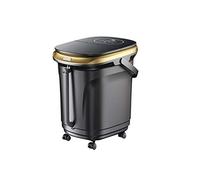 MOBYGKFY Baño de pies Lavabo de pies doméstico completamente automático Masaje eléctrico Baño de pies calentado