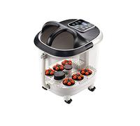 MOBYGKFY Baño de pies Lavabo de pies doméstico completamente automático Masaje eléctrico Baño de pies calentado