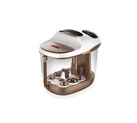 MOBYGKFY Baño de pies, lavado de pies automático, calentamiento de masaje eléctrico, terapia de pies en el hogar, baño de pies doble