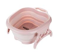 MOBYGKFY Baño de pies plegable Cubo de masaje de espuma llano Lavabo de plástico para baño de pies Baño de pies de aumento grande Barril de vadeo Reducir la presión(3-Pack)