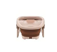 MOBYGKFY Baño de pies plegable Cubo de masaje de espuma simple Cubo de remojo de pies Cubo de pedicura de bañera de sauna de plástico para el hogar