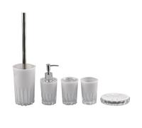 MOBYGKFY Baño Lavado De Cinco Piezas Baño De Cinco Piezas Enjuague Bucal for El Hogar Taza De Cepillado Cinco Piezas(1-Pack)