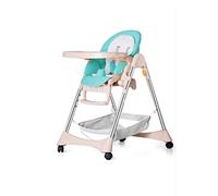 MOBYGKFY Bebé comedor Comedor de Silla infantil Mesa plegable portátil y Energía infantil del niño aprender a sentarse(3-Pack)