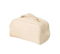 MOBYGKFY Bolsa De Maquillaje De Almohada, Bolsa De Almacenamiento De Cosméticos Portátil, Bolsa De Aseo Impermeable con Doble Cremallera De Viaje(Blue,White)