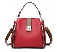 MOBYGKFY Bolso for mujer de piel sintética, bolso Shuolder, bolso con asa, bolso cruzado de compras(Blu)