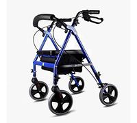 MOBYGKFY Carrito Plegable, Gente Vieja Travel Pequeño Carrito de Compras Pequeño Carrito de Compras Puede Sit Portable Coche SUPERMERKET PULT Cart CARTOS DE Plata