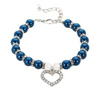 MOBYGKFY Colgantes de diamantes imitación perlas, bonito collar perro, accesorios para mascotas, joyería, cadena para el cuello para perros pequeños, grandes, gatos