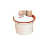 MOBYGKFY Cubo para remojar los pies Cubo de baño de plástico no eléctrico a temperatura constante para lavar los pies sobre la pantorrilla