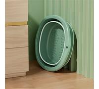 MOBYGKFY Cuenca plegable plástico cuenca plegable salud cubeta de pie de pie(Grn,Blue,White)