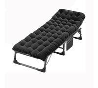 MOBYGKFY Cunas Plegables for Acampar for Adultos, Cuna Ajustable Resistente con Estera, Cama for Dormir for Uso en Campamento, Oficina, Cuna al Aire Libre