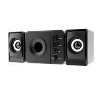 MOBYGKFY de Teatro en casa Ordenador Personal Super Bass Subwoofer Wired Computer Speaker Music Boombox Desktop Laptop televisión Subwoofe(Svart)