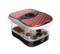 MOBYGKFY Doble baño de pies Bañera de hidromasaje Pie automático del cucharón masaje eléctrico de calefacción del termostato Inicio Lavabo