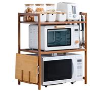 MOBYGKFY Estante de Almacenamiento de encimera de Cocina Estante Ajustable de bambú múltiple Adecuado(Blue,White)