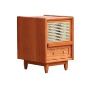 MOBYGKFY Gabinete de Almacenamiento for cabecera, gabinete de Almacenamiento for apartamento pequeño, gabinete for mesita de Noche, gabinete de ratán for Dormitorio