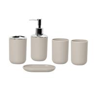 MOBYGKFY Juego de artículos de tocador for baño, Taza de artículos de tocador de Viaje for baño, hogar de Cinco Piezas for Dos(1-Pack)