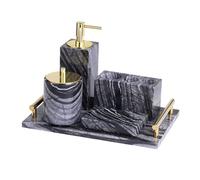 MOBYGKFY Juego de Tazas de tocador, Bandeja de baño de Cinco Piezas, decoración de Inodoro, Juego de habitación Modelo de Lujo Ligero