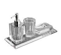 MOBYGKFY Kit de baño, Vaso for Cepillo de Dientes, Gel de Ducha, champú(Black-Blue Exorcist1)