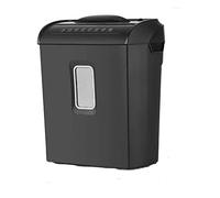 MOBYGKFY Máquinas de Empresas Comerciales Pequeñas portátil silencioso de corte transversal del papel y la tarjeta de crédito, CD Home Office Trituradora, Trituradora