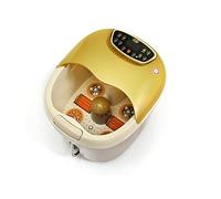 MOBYGKFY Masaje automático de pies Baño de lavado de pies Cubo profundo Calefacción eléctrica Baño de pies de burbujas Baño de pies