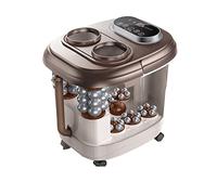 MOBYGKFY Masajeador De Baño De Pie Eléctrico 2 En 1 Pie Y Masaje De Pantorrillas Con Calefacción Con Calefacción Controlador Remoto Masajeador De Pies