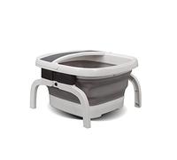 MOBYGKFY Masajeador de pies totalmente automático, plástico, silicona, calefacción multifunción, temperatura constante, baño de pies eléctrico plegable para el hogar