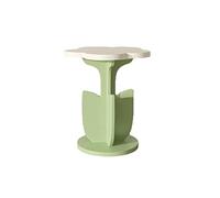 MOBYGKFY Mesa de Centro de Madera Maciza, sofá Junto a la Sala de Estar, decoración del hogar, minimesa de Centro de Estilo Verde Claro