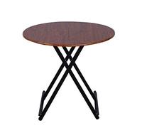MOBYGKFY Mesa Plegable Mesas de jardín Restaurantes Mesa de Inicio multifunción Mesa de Comedor Mesa Redonda Mesa de Estudio de Mesa Bajos en lecho Tabla Lazy(3-Pack)