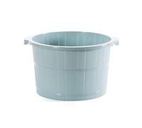 MOBYGKFY Moda de plástico del hogar espesado del pie tina de baño creativo del cubo de la burbuja de la Cuenca del pie de gran tamaño de pie de regalos del baño de hidromasaje Cuenca(Blu)