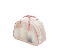 MOBYGKFY Neceser de Viaje for Mujer, Bolsa de Lavado Transparente, Impermeable, portátil, de Gran Capacidad, Bolso de Maquillaje seco y húmedo
