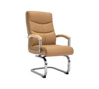 MOBYGKFY Oficina Ejecutiva Silla de la computadora Ajustable ergonómico con la Cascada de Borde de los Asientos, de Cuero reconstituido(3-Pack)