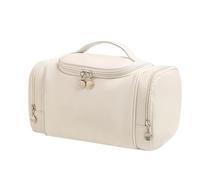 MOBYGKFY Pequeños Bolsos cosméticos, Bolsa con Cremallera, Bolso de los cepillos de Maquillaje, Bolso cosmético del Viaje Impermeable(Blue,White)