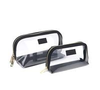 MOBYGKFY Pequeños Bolsos cosméticos, Bolsa con Cremallera, Bolso de los cepillos de Maquillaje, Bolso cosmético del Viaje Impermeable(3-Pack)