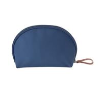 MOBYGKFY Pequeños Bolsos cosméticos, Bolsa con Cremallera, Bolso de los cepillos de Maquillaje, Bolso cosmético del Viaje Impermeable(Blue,White)